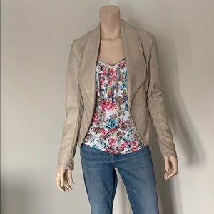 Faux leather jacket
